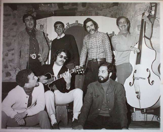 Ottobre 1969 - Formazione allargata con Peppe La Rosa e Giuseppe Cicio
